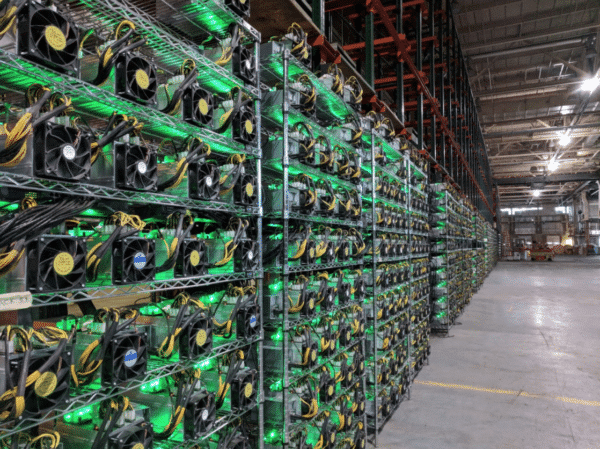 Tons of expensive hardware works constantly to secure the blockchain in PoW mining.